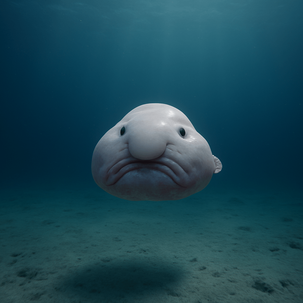 Blobfish triste en gros plan