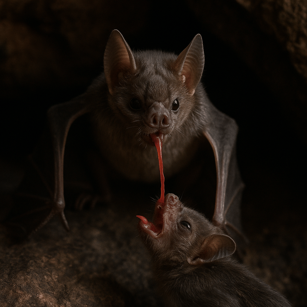 Chauve-souris vampire en vol