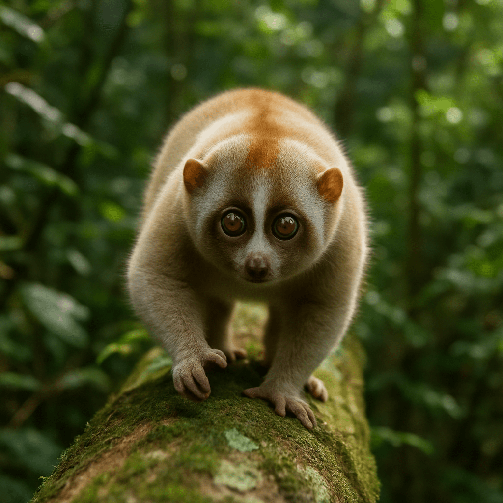Loris lent venimeux