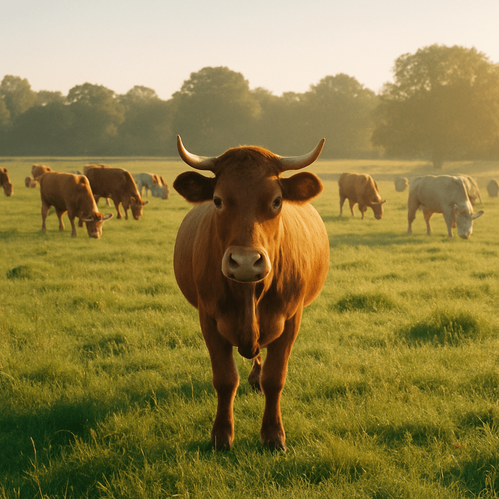 Vache dans un champ