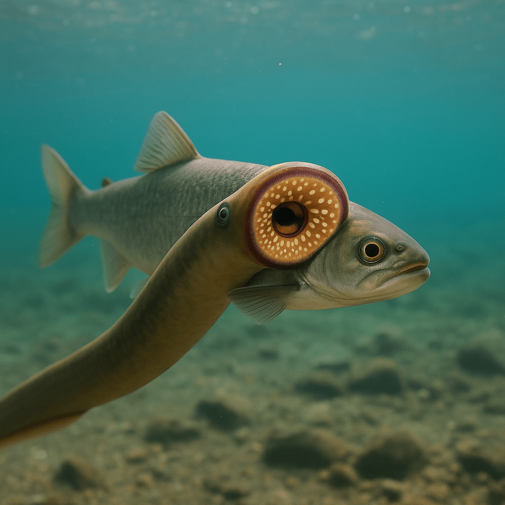 Agnathe en gros plan