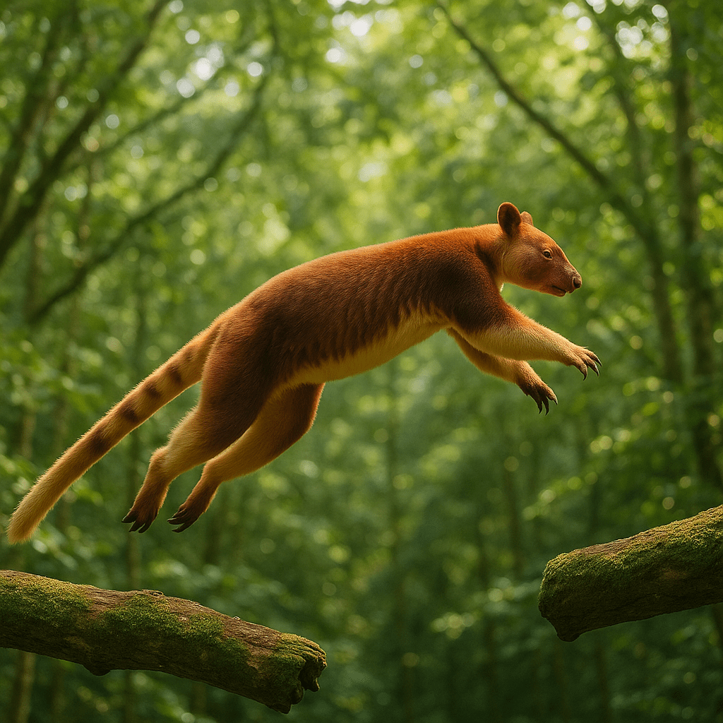 Dendrolague sur une branche