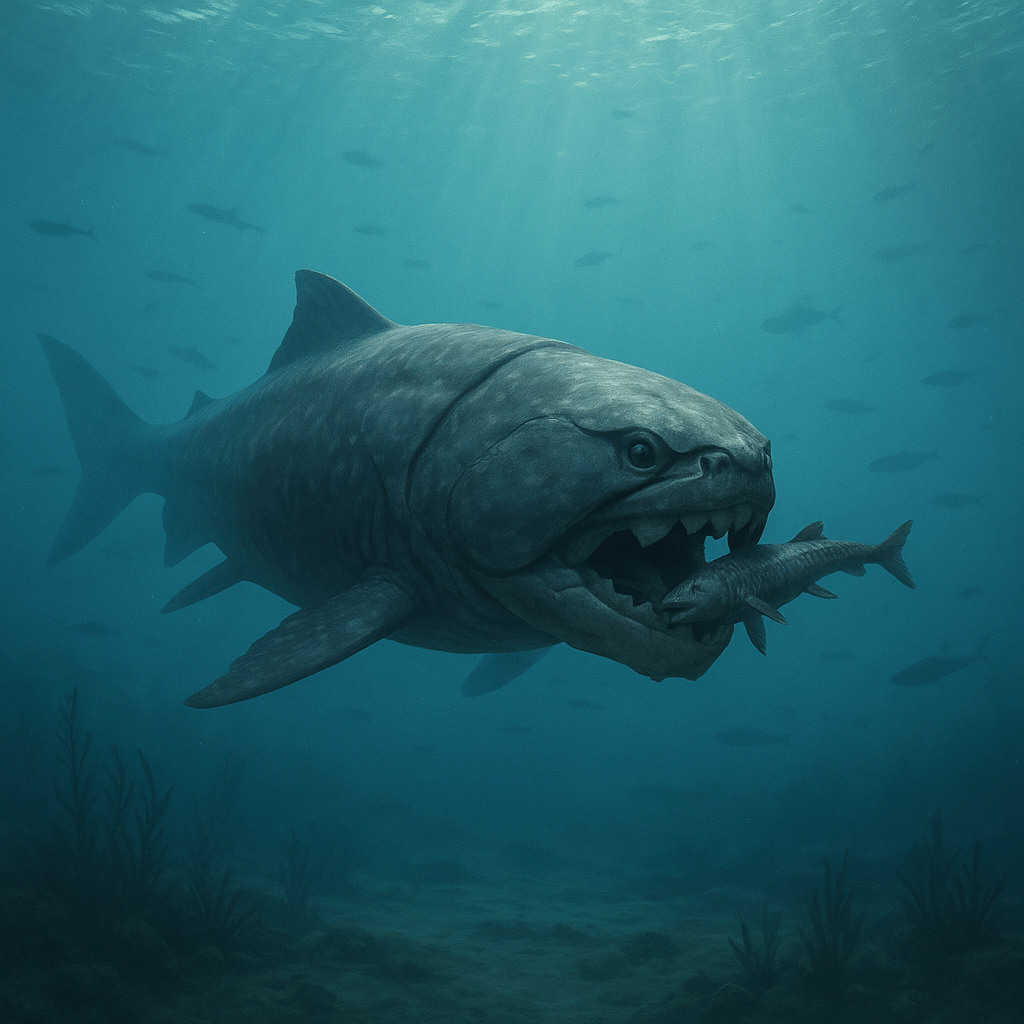 Dunkleosteus, poisson cuirassé préhistorique