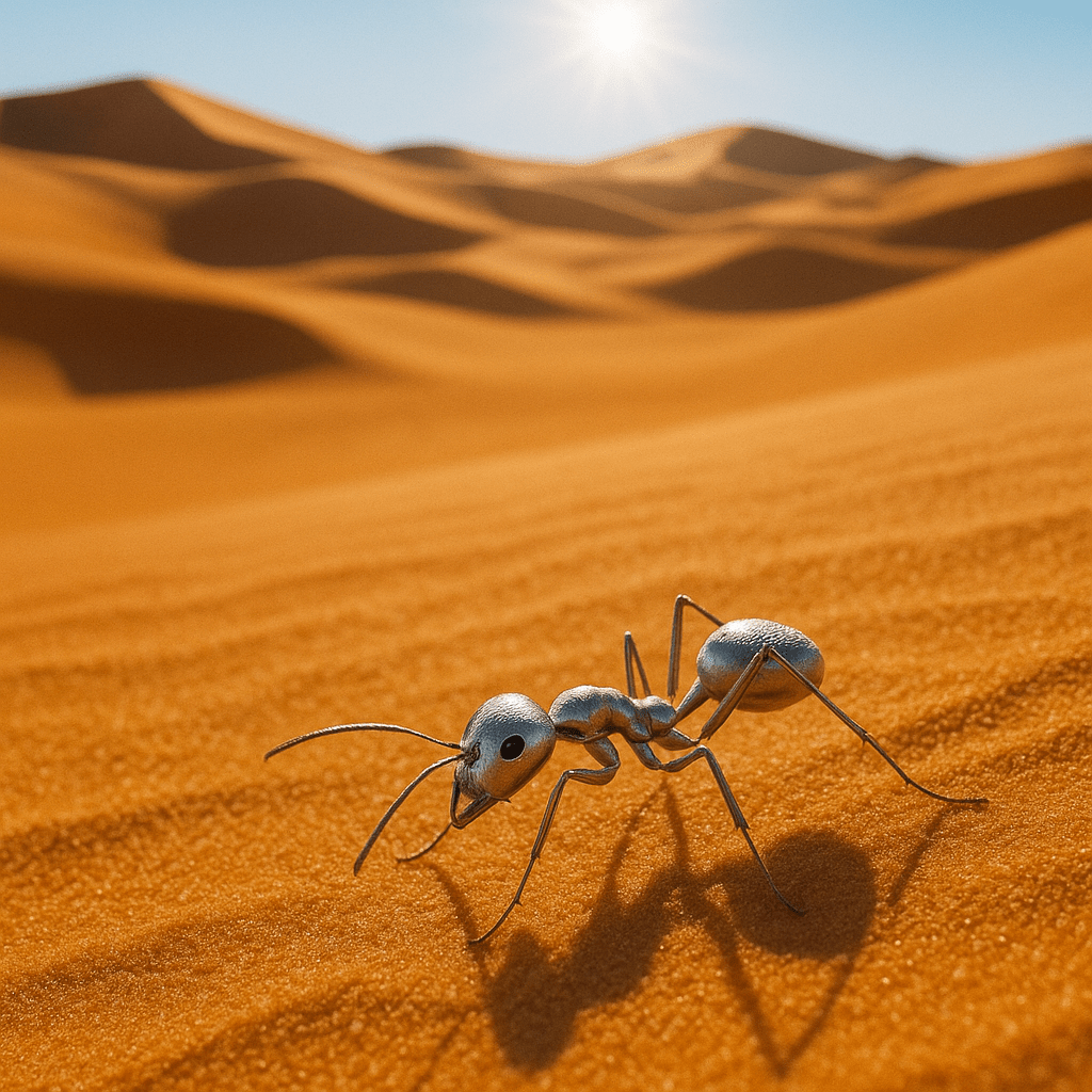 Fourmi d'argent du Sahara