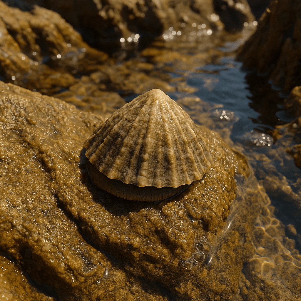 Patelle sur un rocher