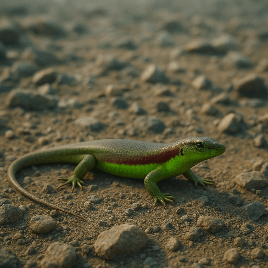 Scinque Ă  sang vert