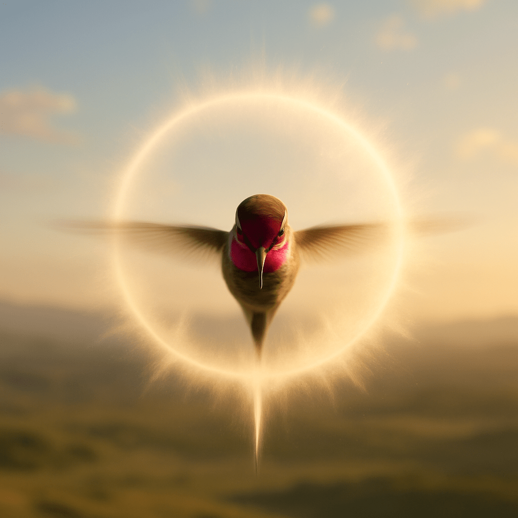 Colibri d'Anna en piqué