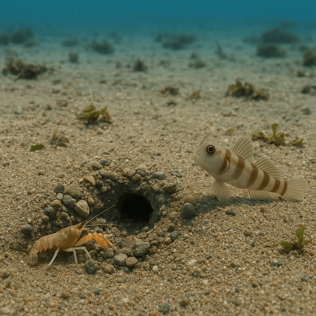 Gobie et Crevette-pistolet