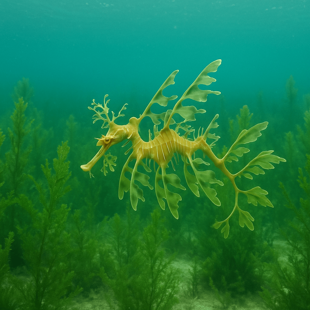 Dragon des mers feuillu