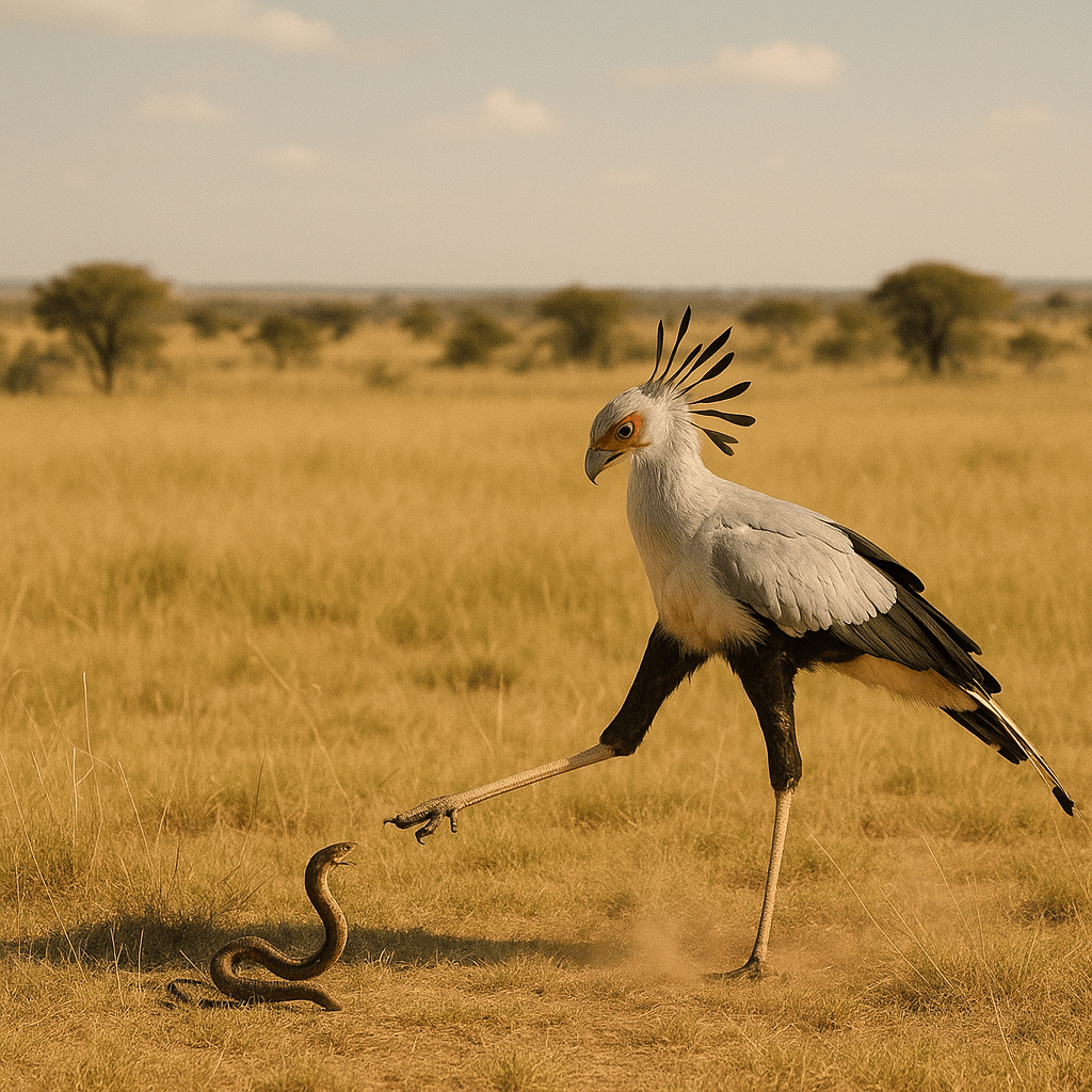 Messager sagittaire donnant un puissant coup de pied