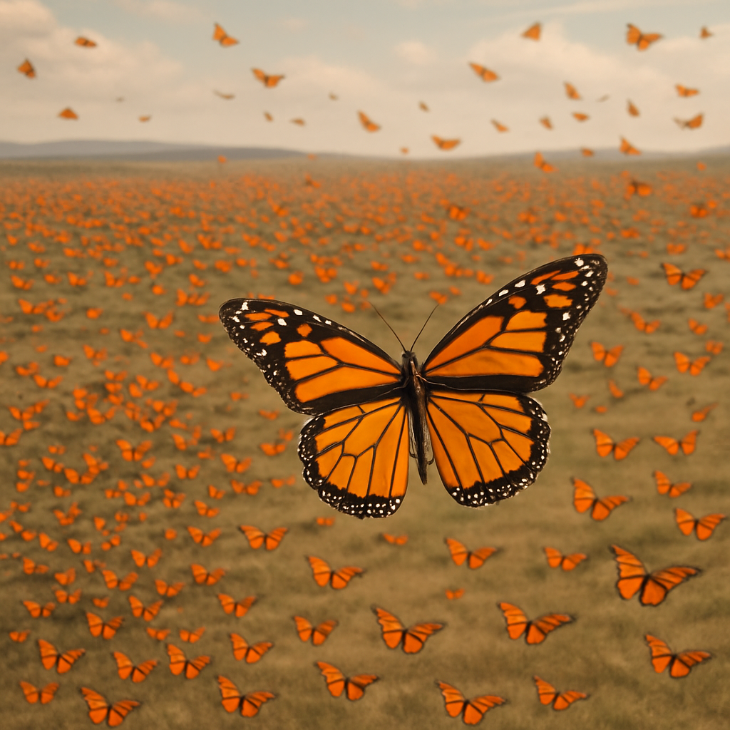 Papillon Monarque migration
