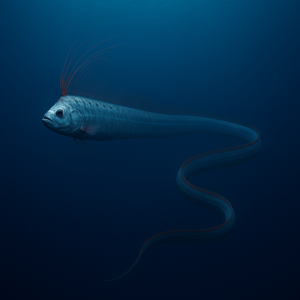 Régalec aperçu dans les profondeurs marines