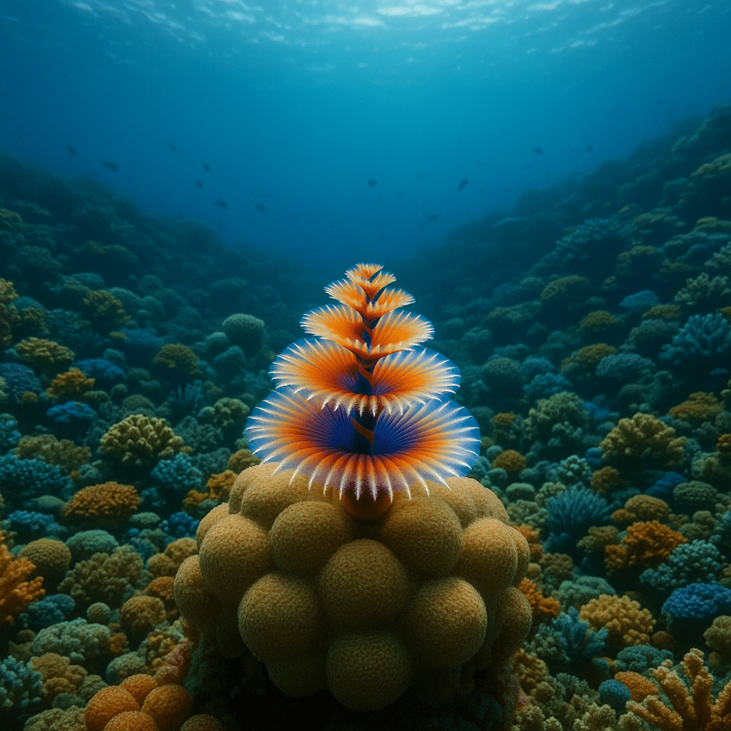 Ver arbre de Noël spirales colorées