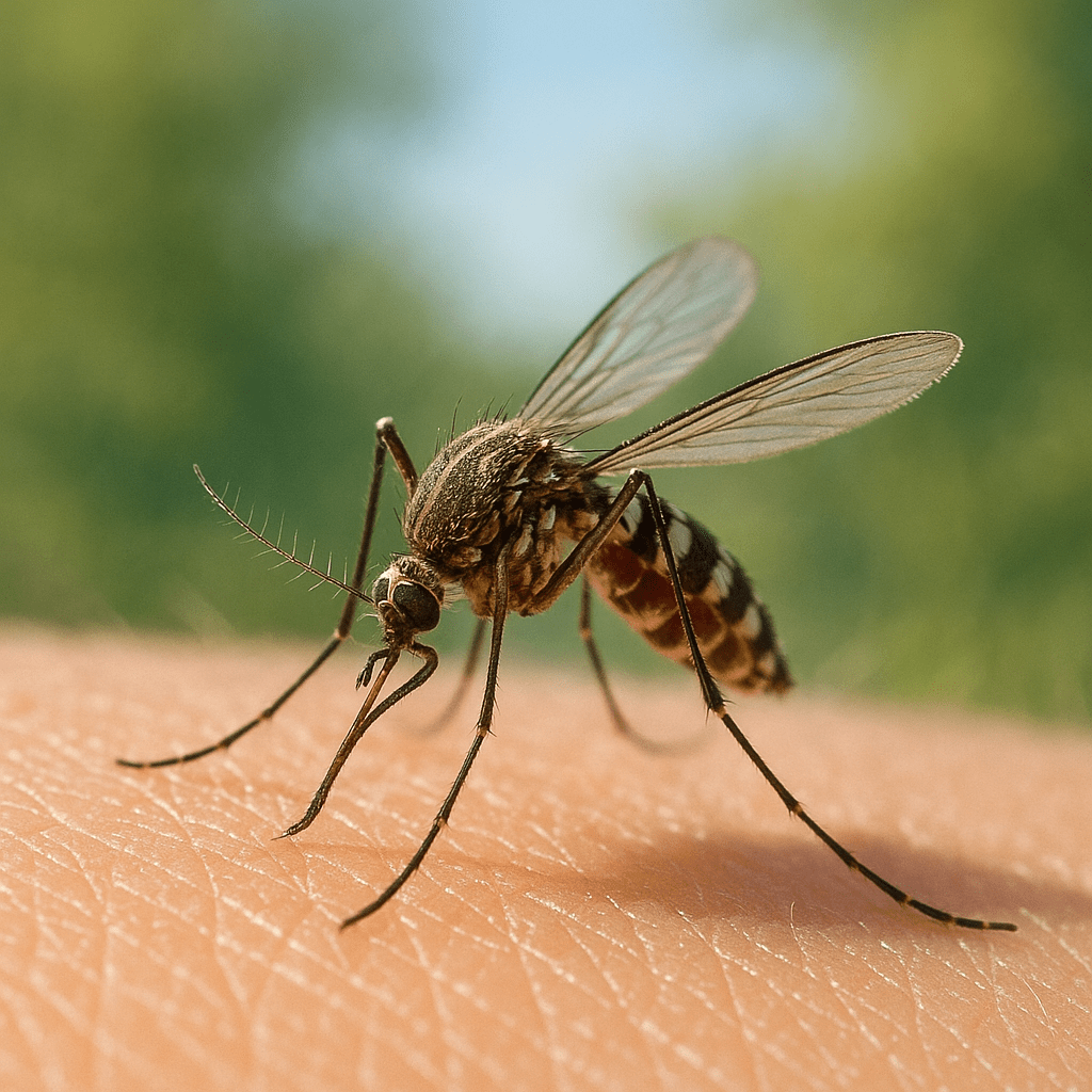 Moustique en gros plan