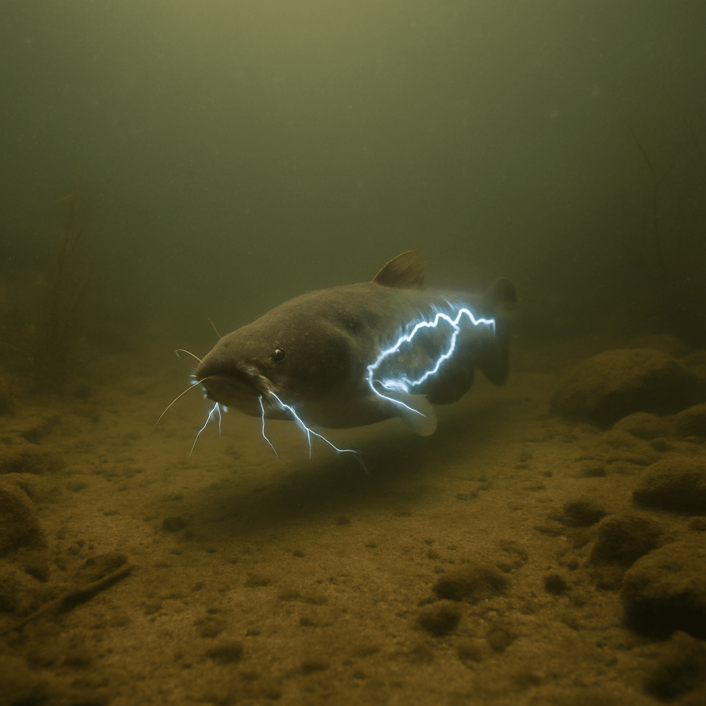 Poisson-chat électrique générant 350 volts