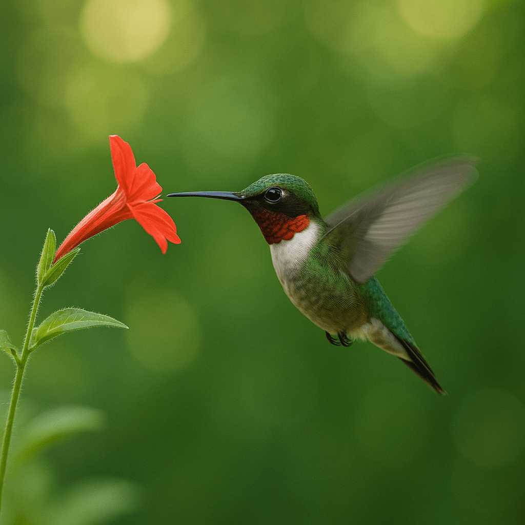 Colibri à gorge rubis