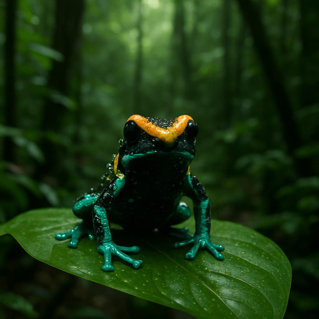 Dendrobate colorée